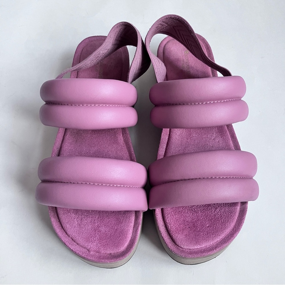 Koolaburra By Ugg Purple Faux Leather Sandals Size 8 - Picture 4 of 8